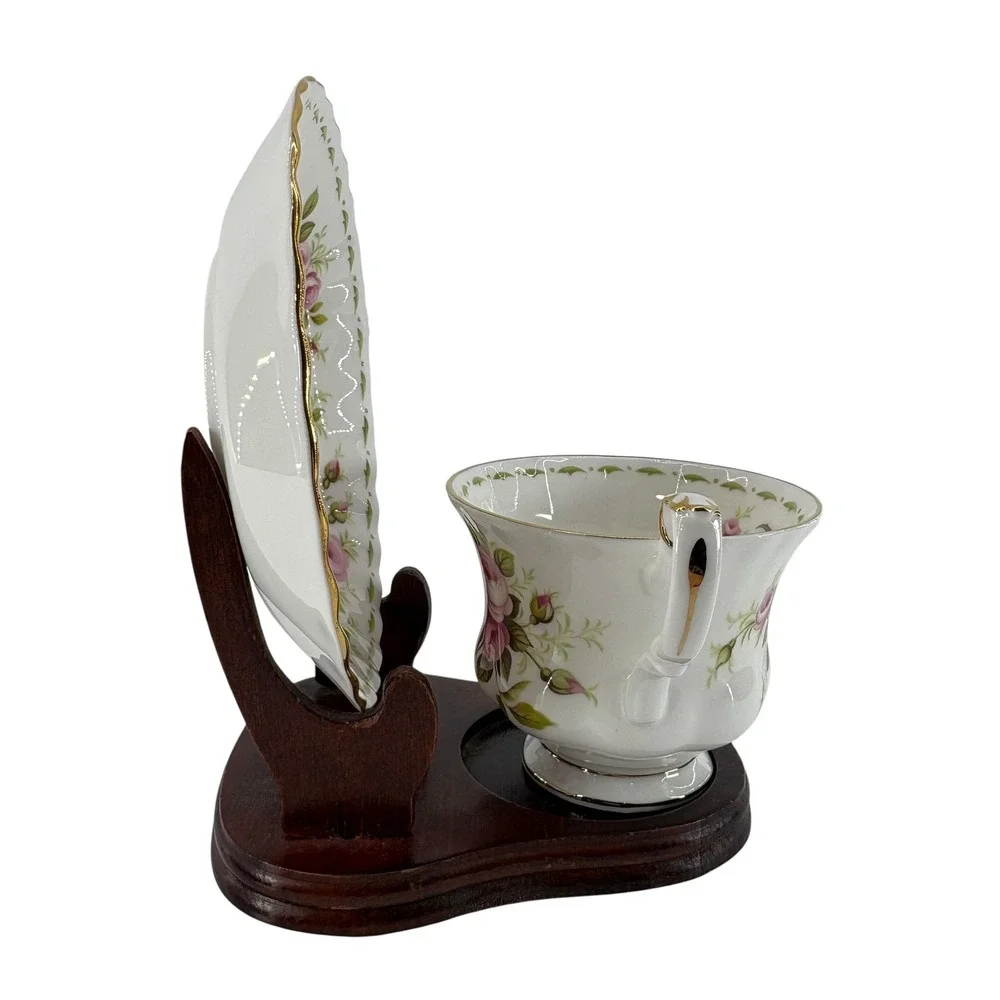 Royal‎ Albert Bone China Tea Saucer Flower of the Month Series June England 1970